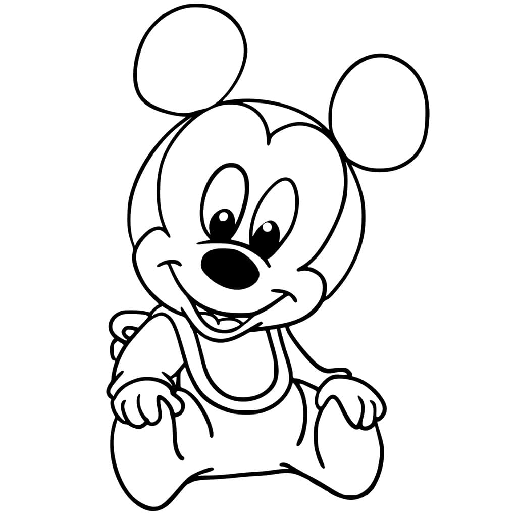 Mickey Mouse Coloring Pages Free Printables 126