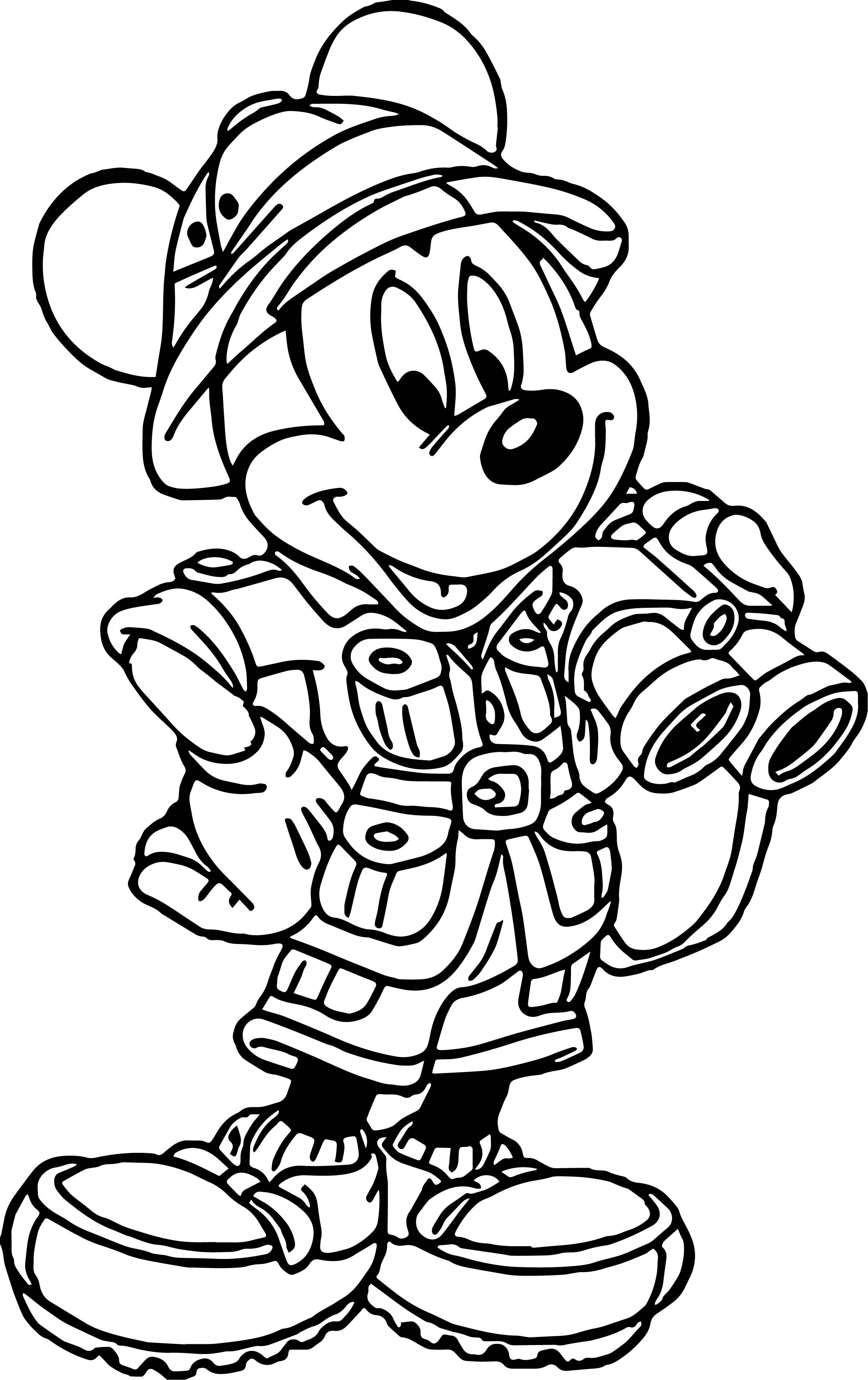 Mickey Mouse Coloring Pages Free Printables 128