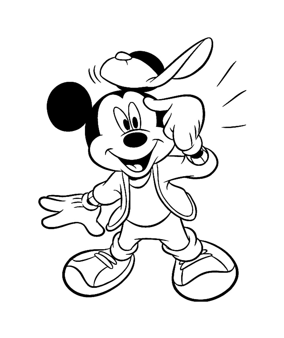 Mickey Mouse Coloring Pages Free Printables 140