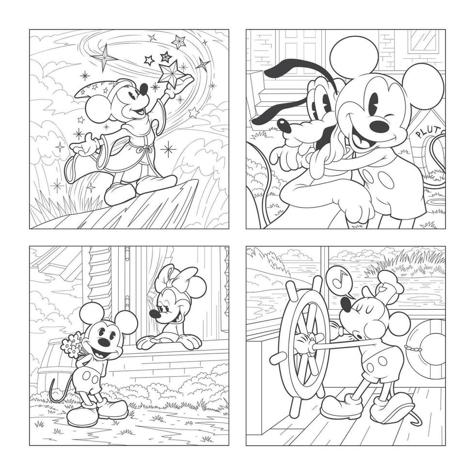 Mickey Mouse Coloring Pages Free Printables 143