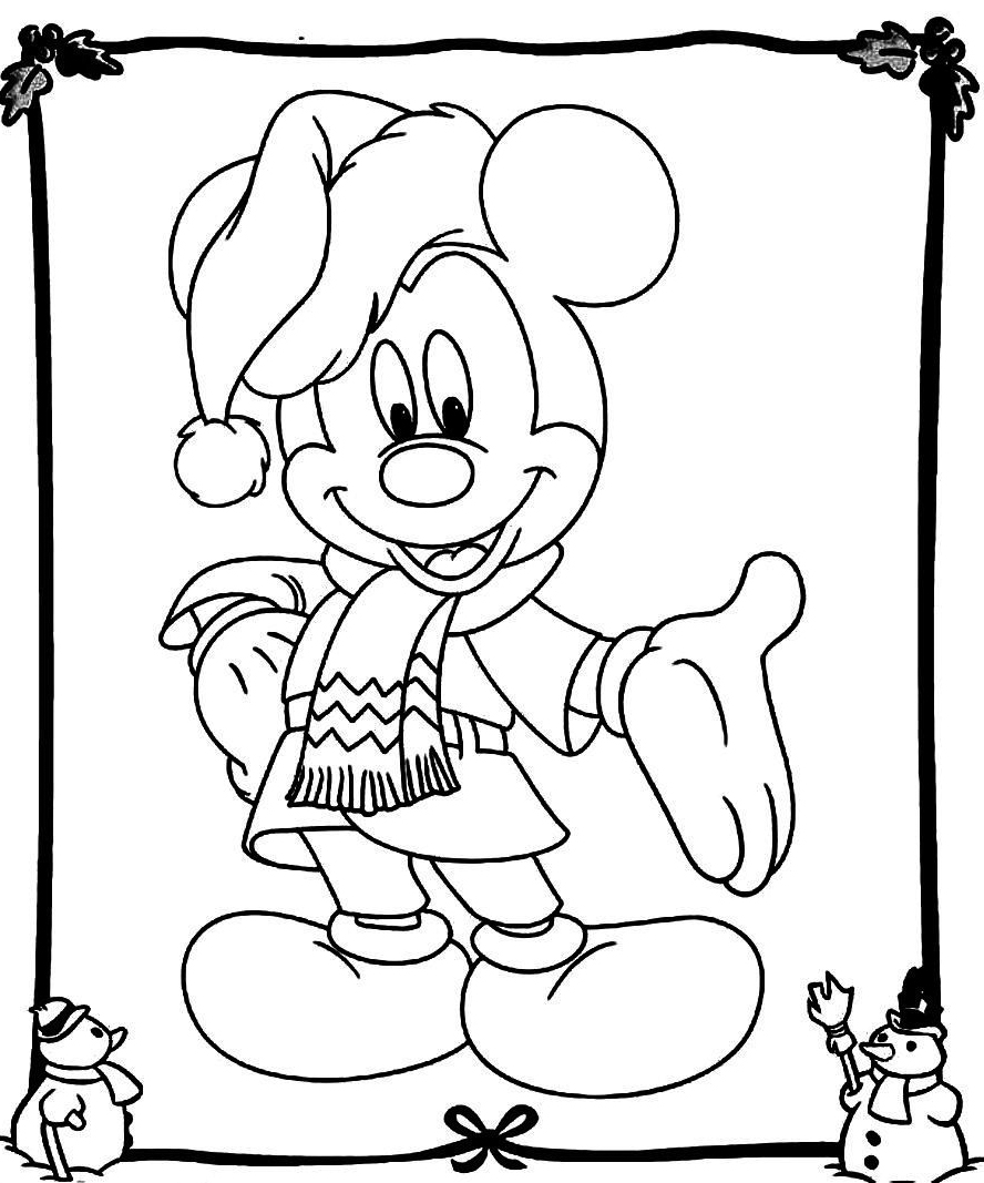 Mickey Mouse Coloring Pages Free Printables 146