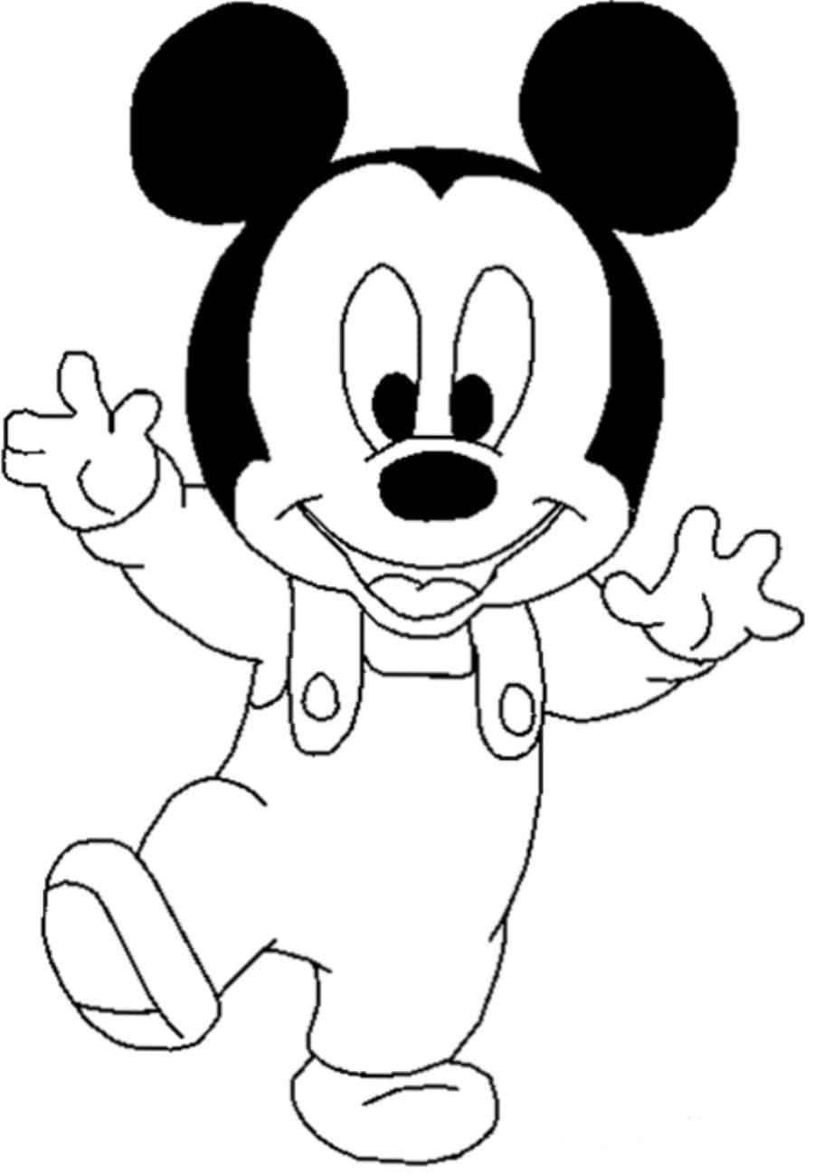 Mickey Mouse Coloring Pages Free Printables 149