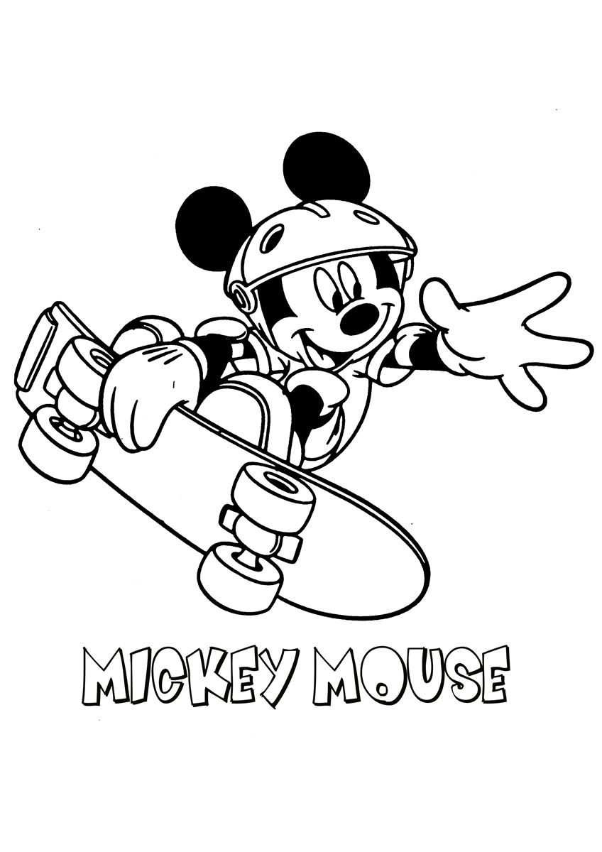 Mickey Mouse Coloring Pages Free Printables 150