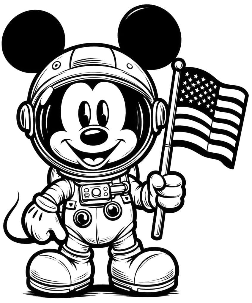 Mickey Mouse Coloring Pages Free Printables 155