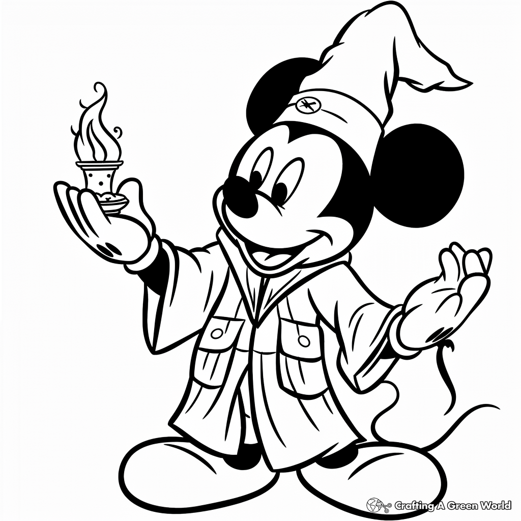 Mickey Mouse Coloring Pages Free Printables 162