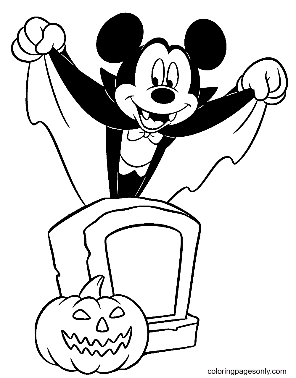 Mickey Mouse Coloring Pages Free Printables 167