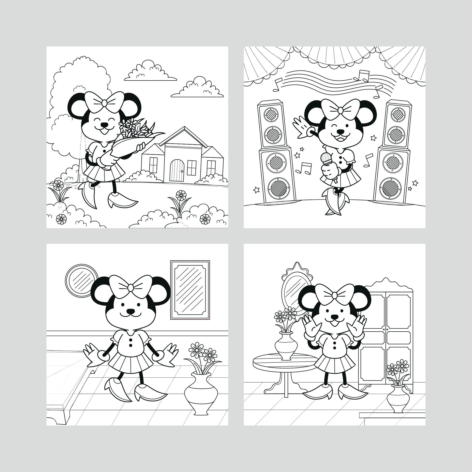 Mickey Mouse Coloring Pages Free Printables 22