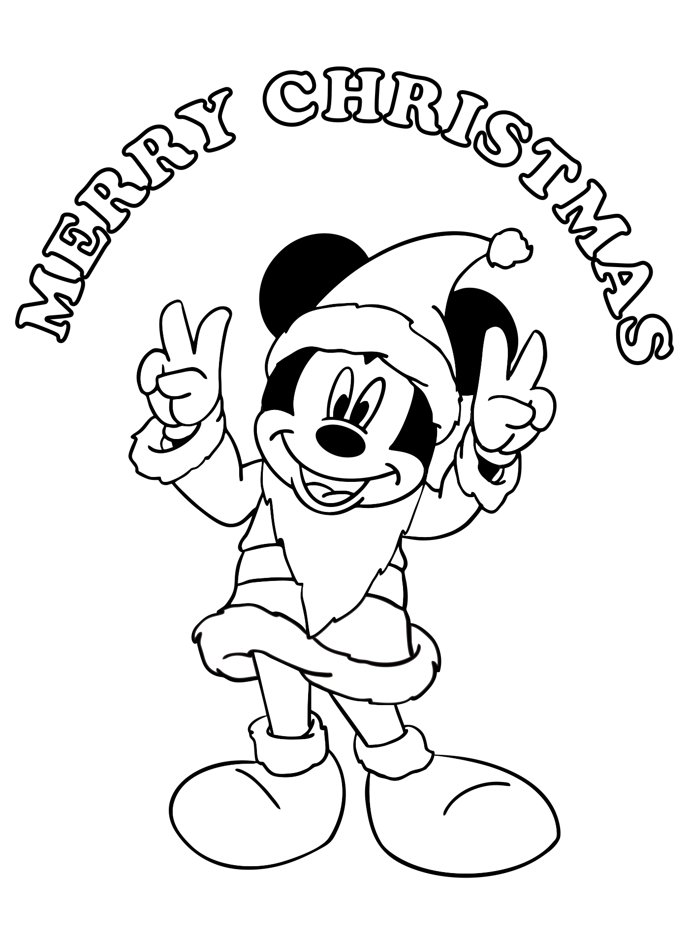 Mickey Mouse Coloring Pages Free Printables 25