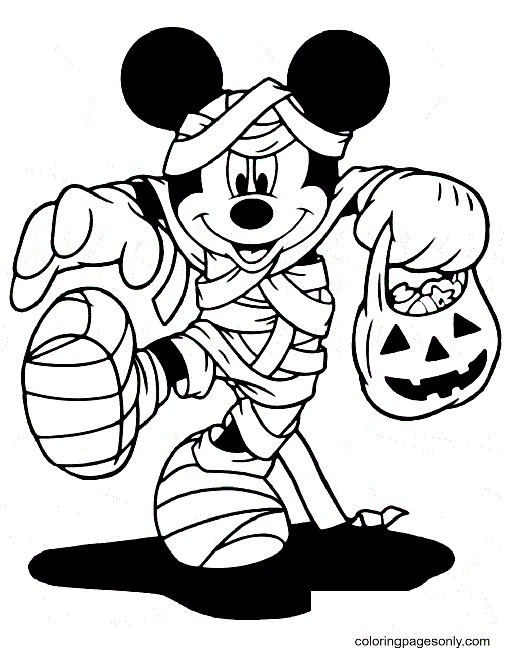 Mickey Mouse Coloring Pages Free Printables 27