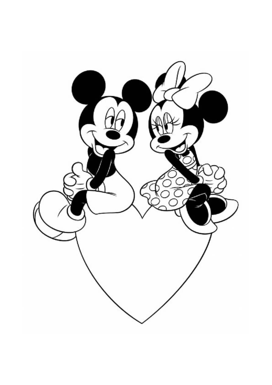 Mickey Mouse Coloring Pages Free Printables 28