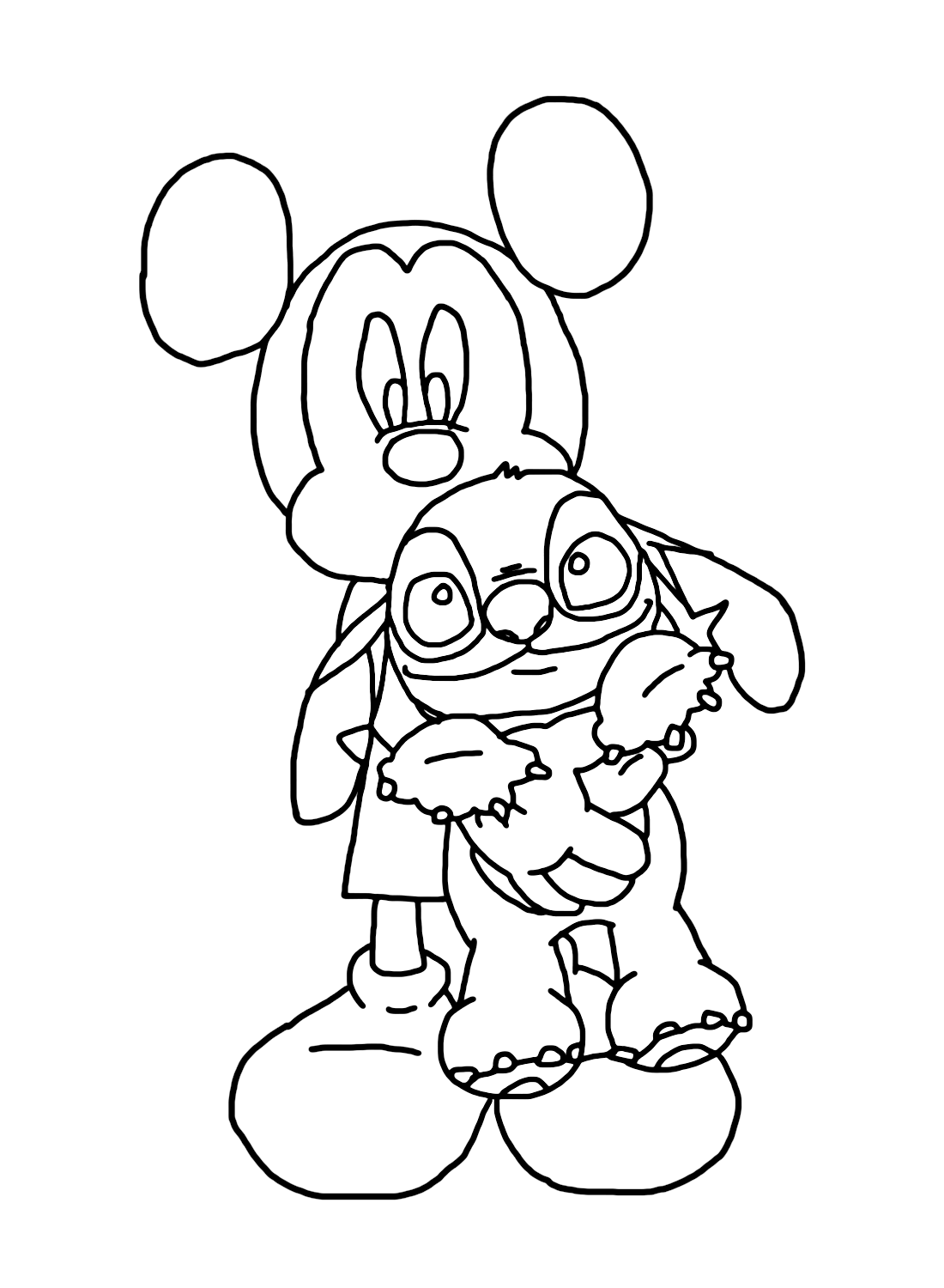 Mickey Mouse Coloring Pages Free Printables 33