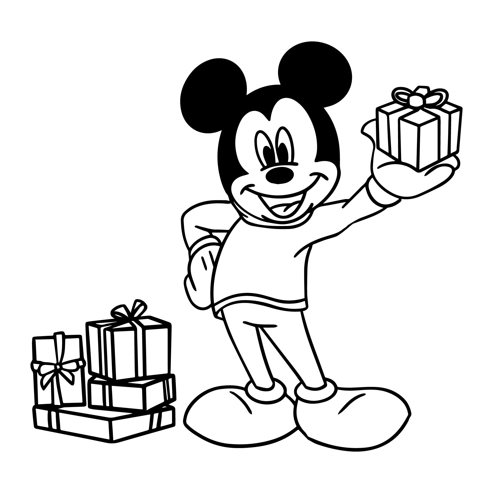 Mickey Mouse Coloring Pages Free Printables 43