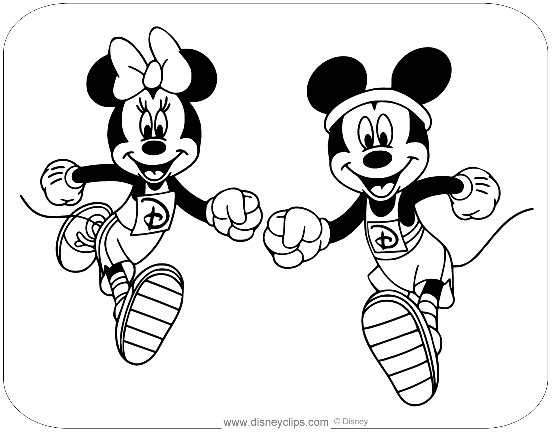 Mickey Mouse Coloring Pages Free Printables 45