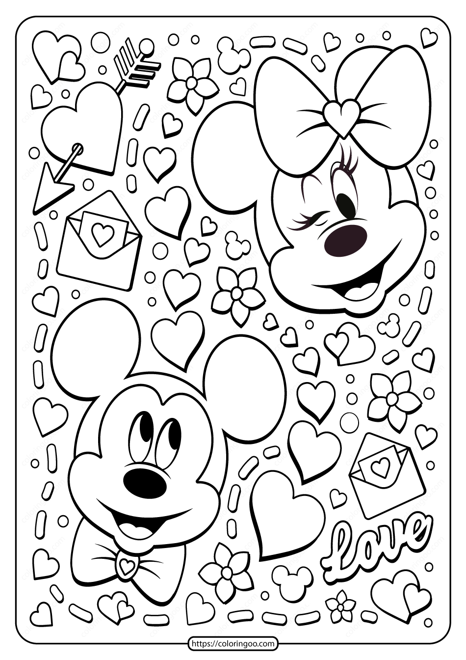 Mickey Mouse Coloring Pages Free Printables 47