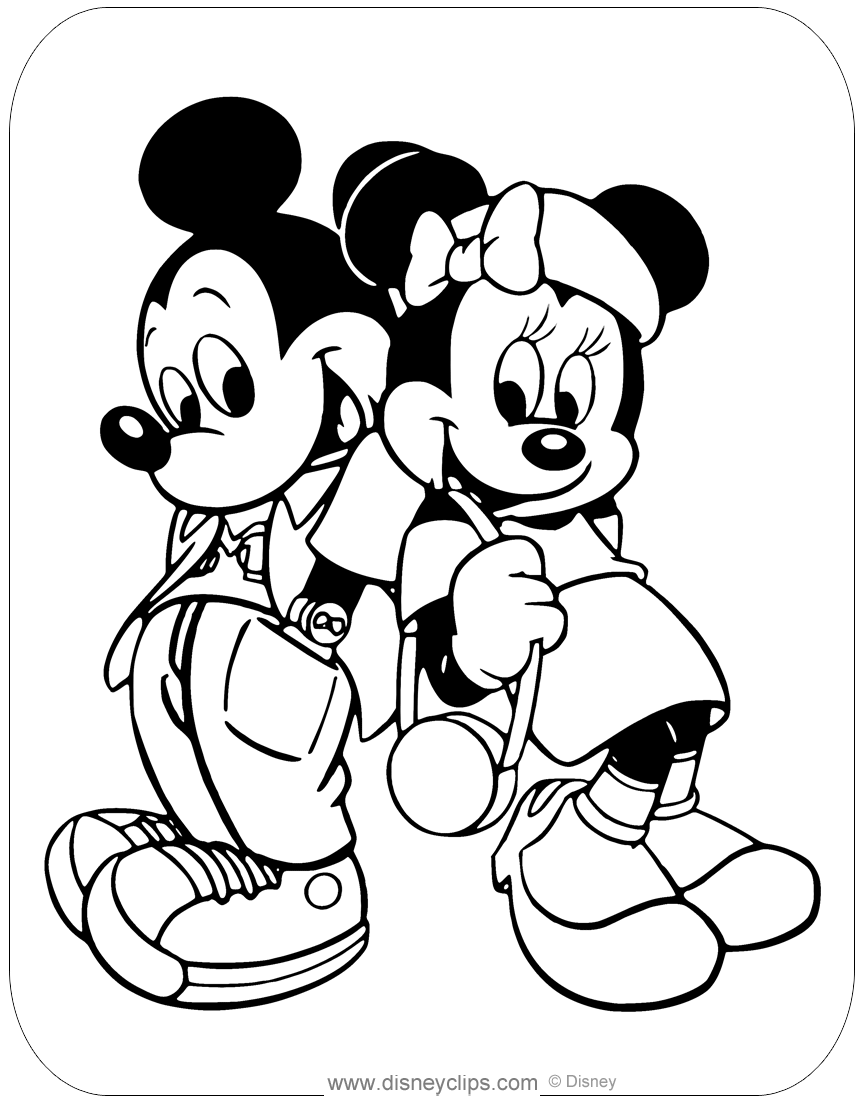 Mickey Mouse Coloring Pages Free Printables 49