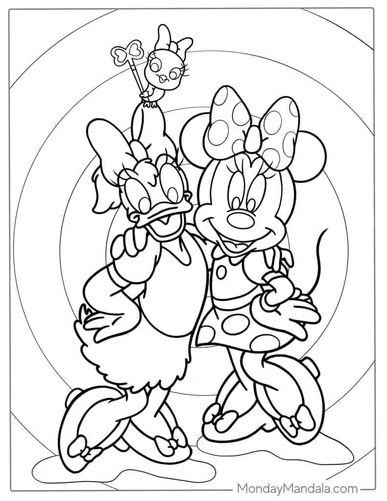 Mickey Mouse Coloring Pages Free Printables 53