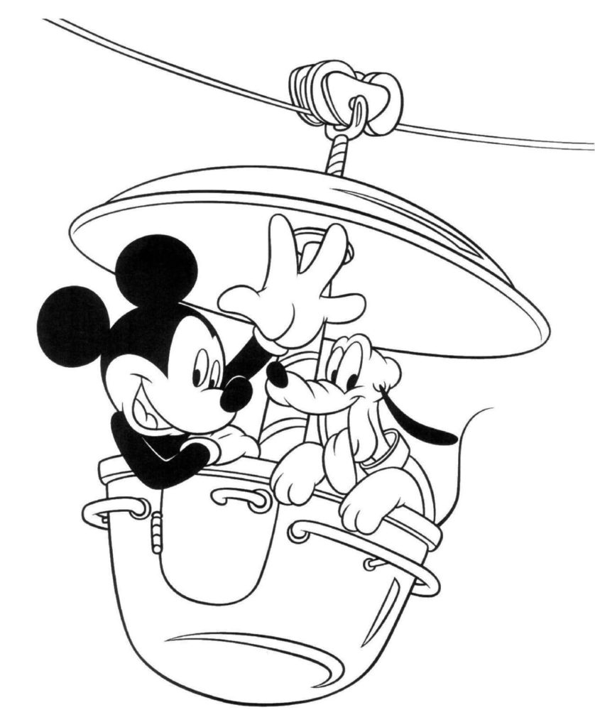 Mickey Mouse Coloring Pages Free Printables 56