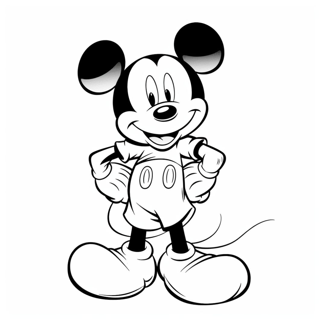 Mickey Mouse Coloring Pages Free Printables 59