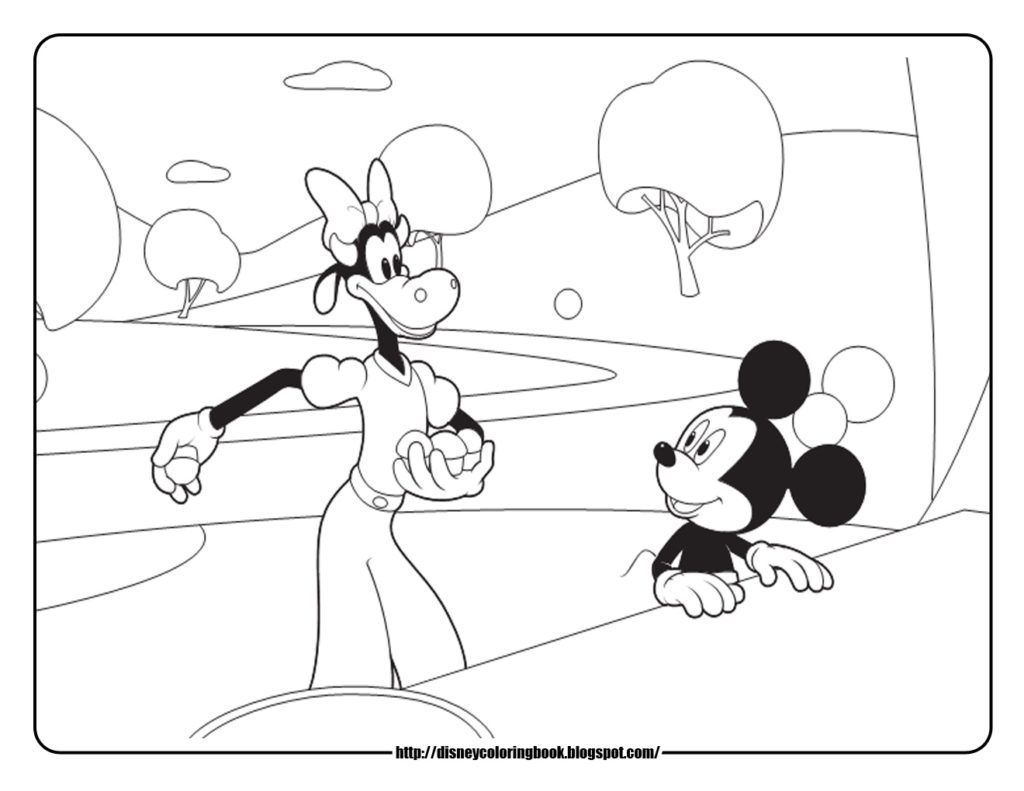 Mickey Mouse Coloring Pages Free Printables 63