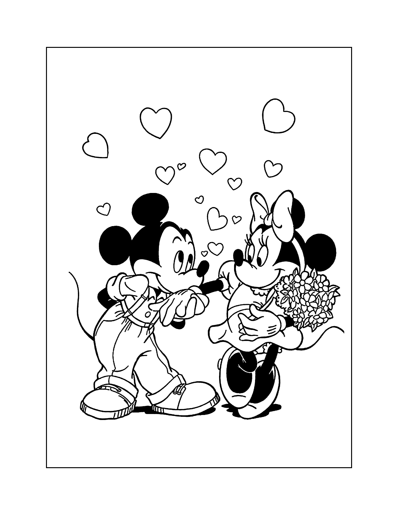 Mickey Mouse Coloring Pages Free Printables 65