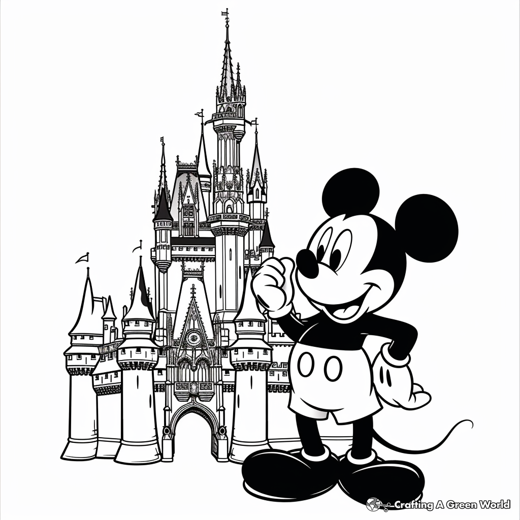 Mickey Mouse Coloring Pages Free Printables 76