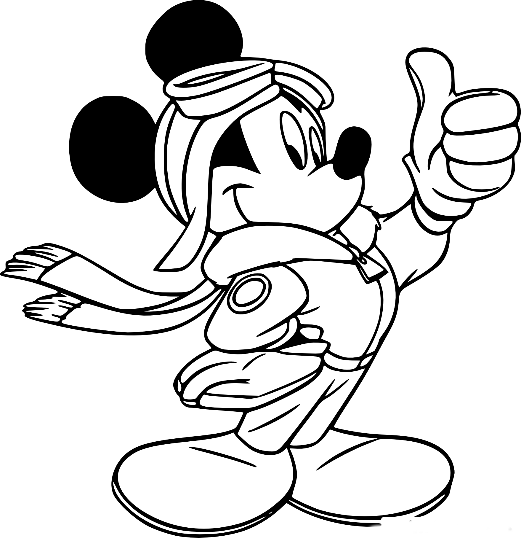 Mickey Mouse Coloring Pages Free Printables 8