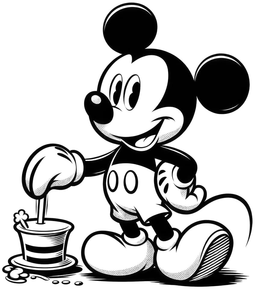 Mickey Mouse Coloring Pages Free Printables 83