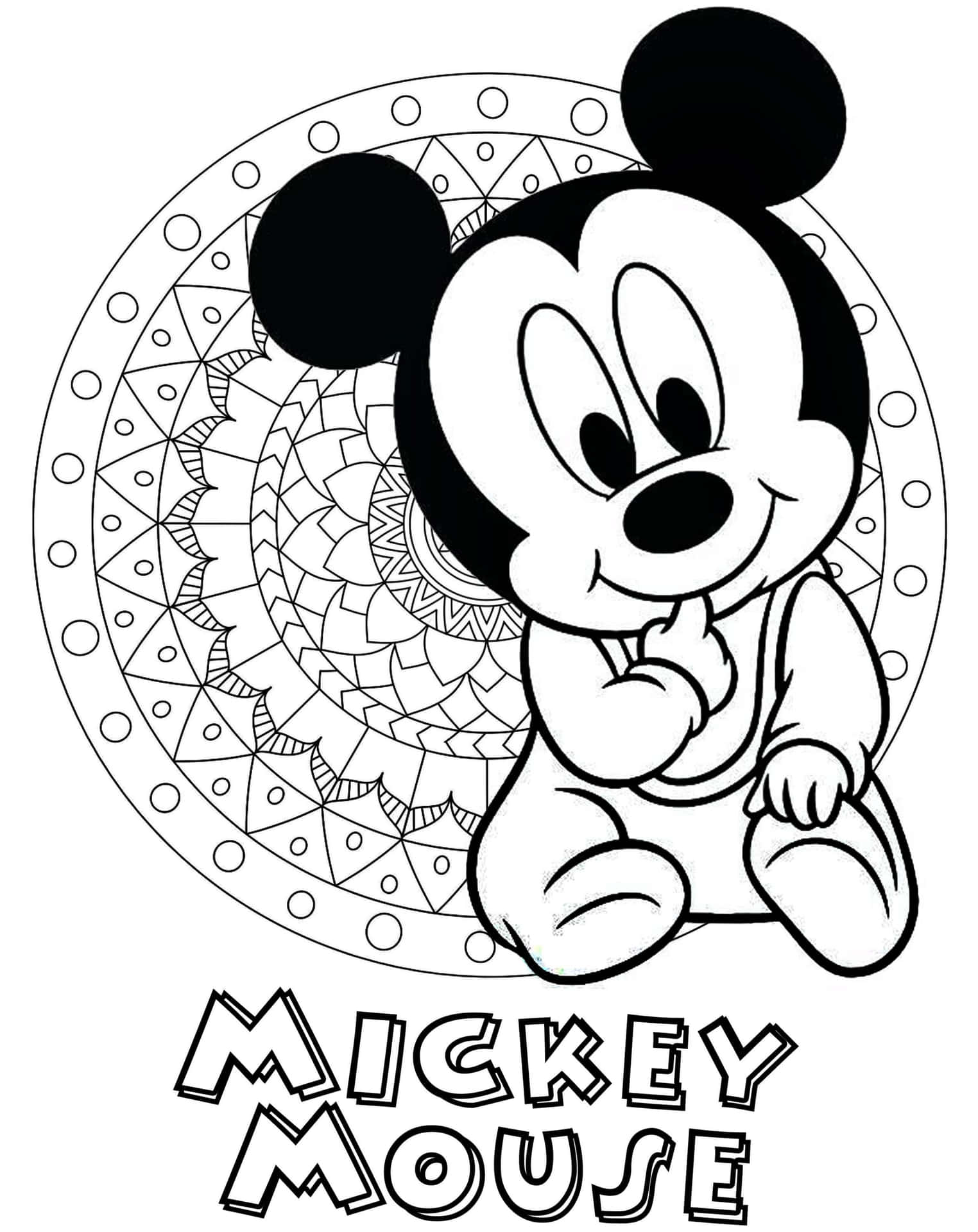 Mickey Mouse Coloring Pages Free Printables 85