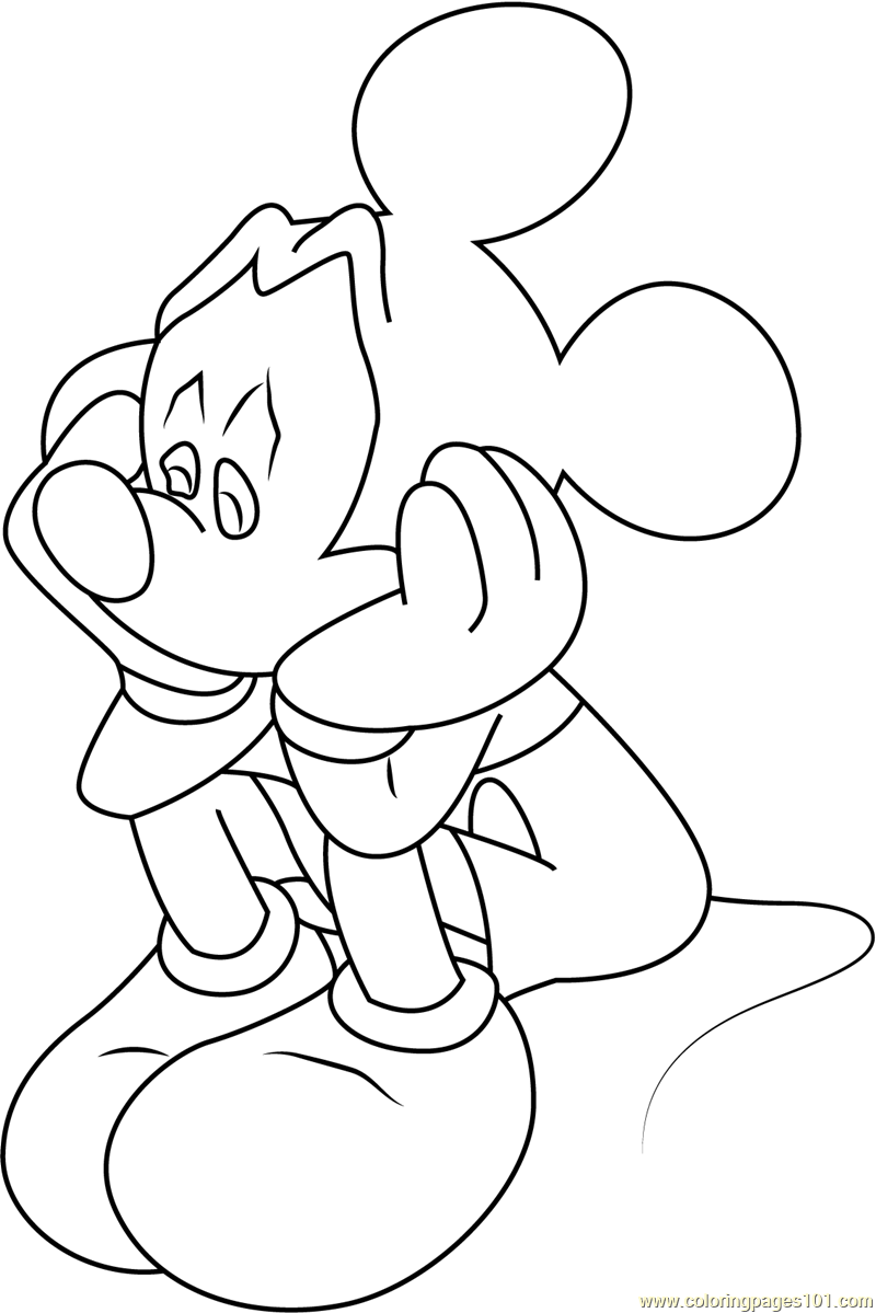 Mickey Mouse Coloring Pages Free Printables 87