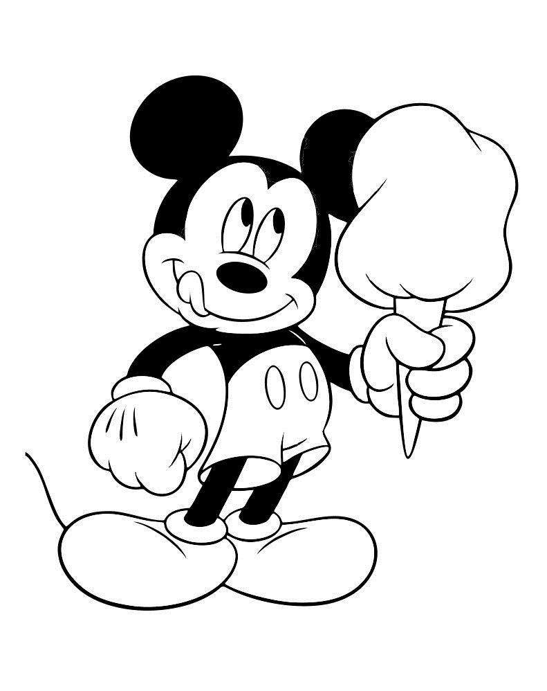 Mickey Mouse Coloring Pages Free Printables 89