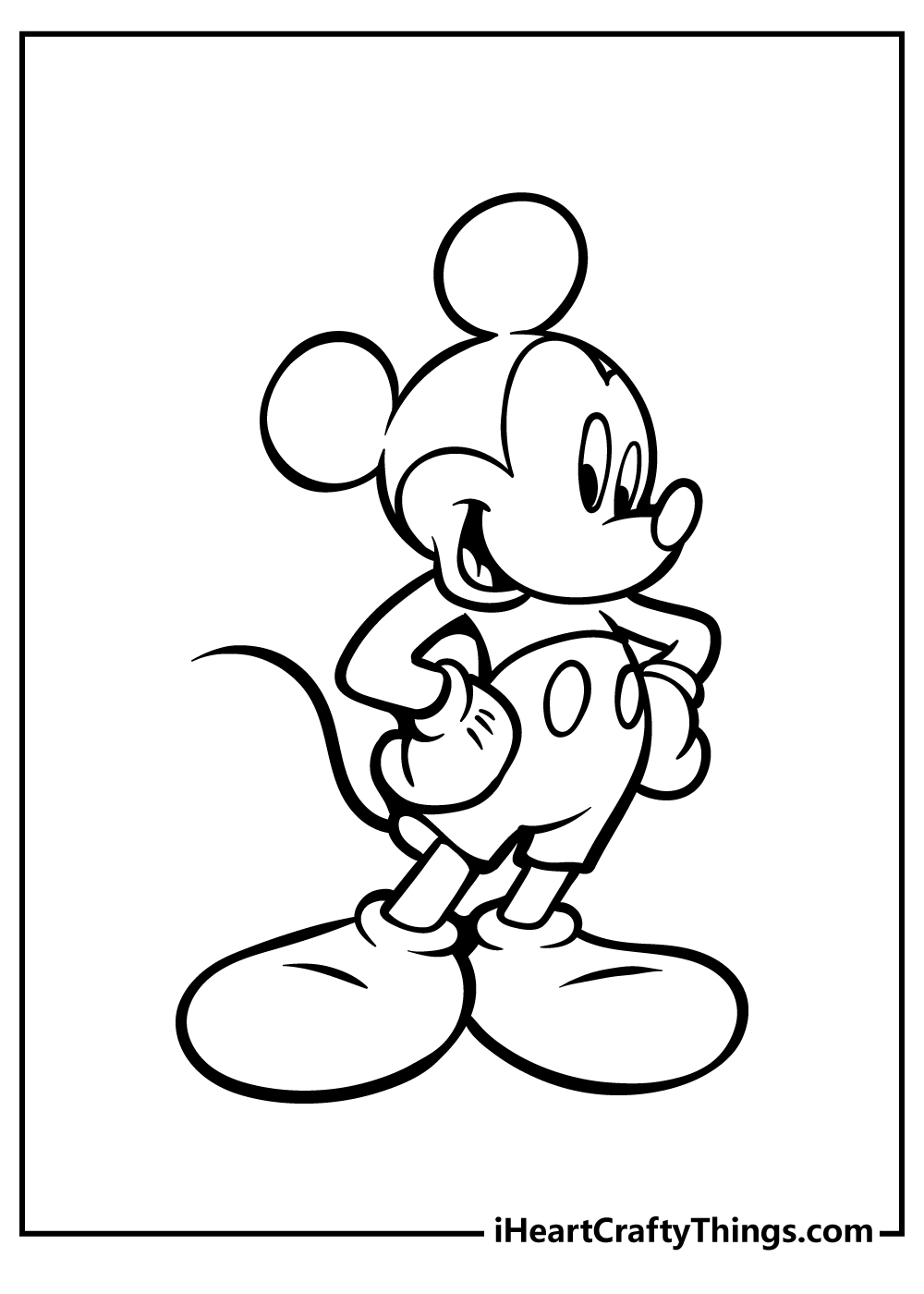 Mickey Mouse Coloring Pages Free Printables 95