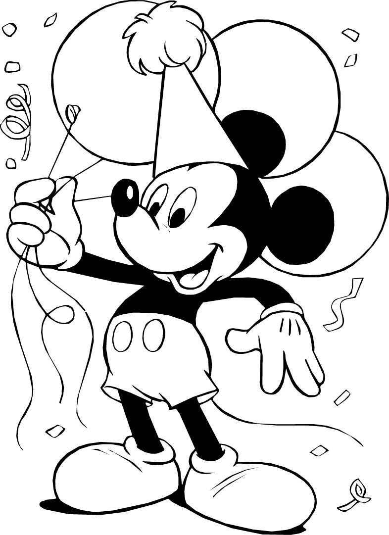 Mickey Mouse Coloring Pages Free Printables 97