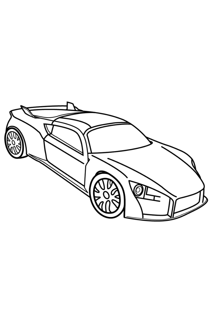 Race Car Coloring Pages for Kids 102