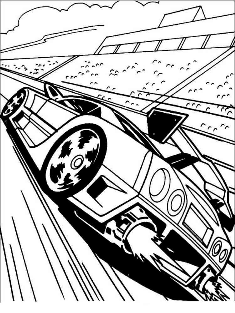 Race Car Coloring Pages for Kids 104