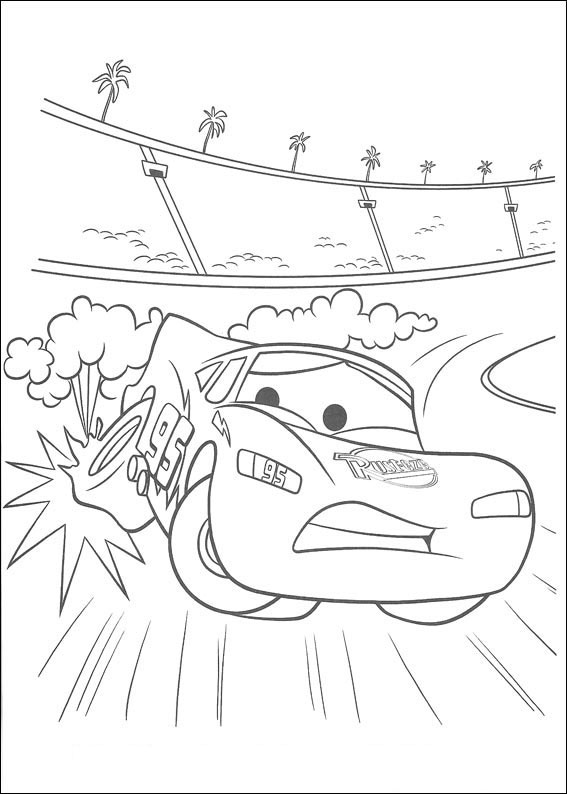 Race Car Coloring Pages for Kids 111