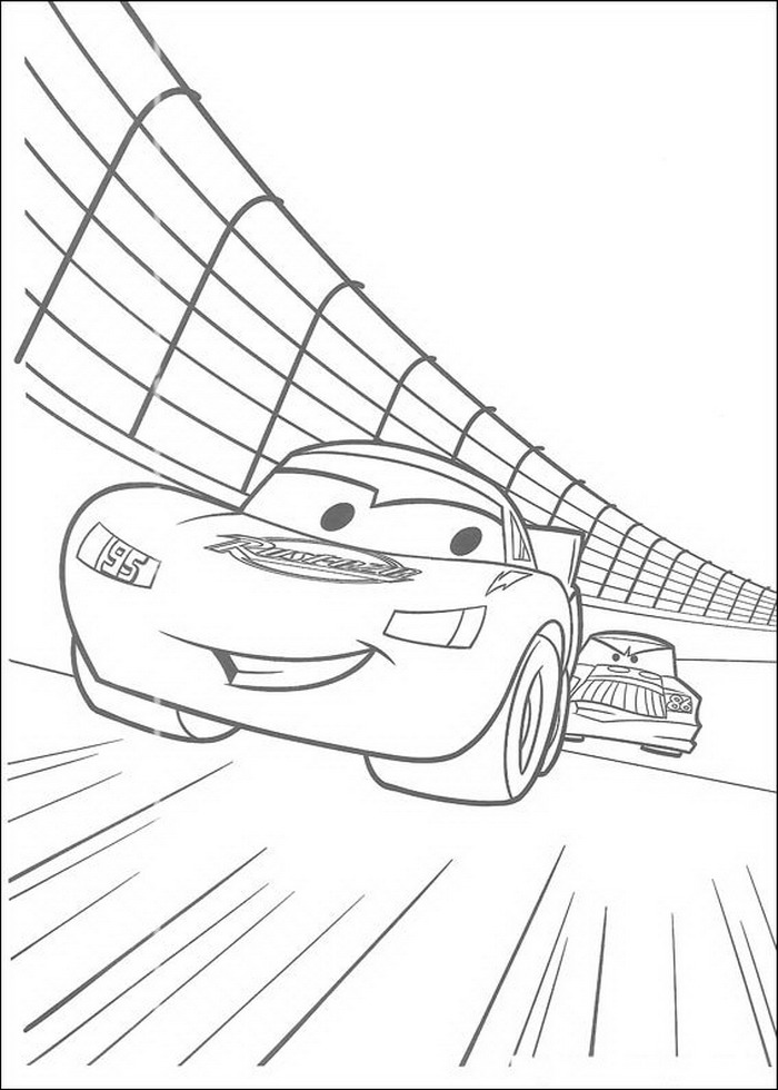 Race Car Coloring Pages for Kids 112