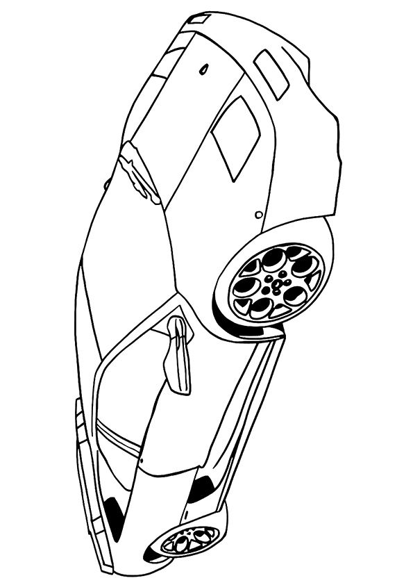 Race Car Coloring Pages for Kids 12