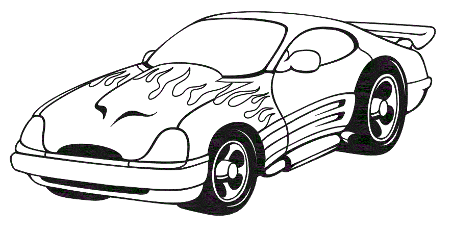 Race Car Coloring Pages for Kids 120