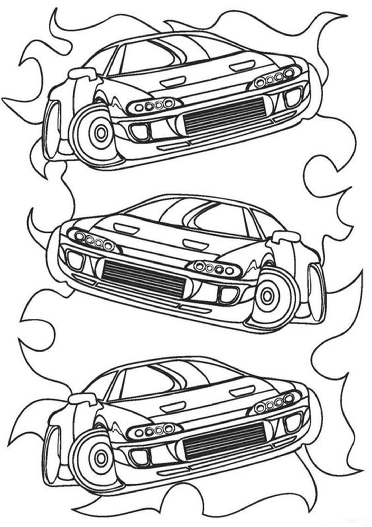 Race Car Coloring Pages for Kids 121