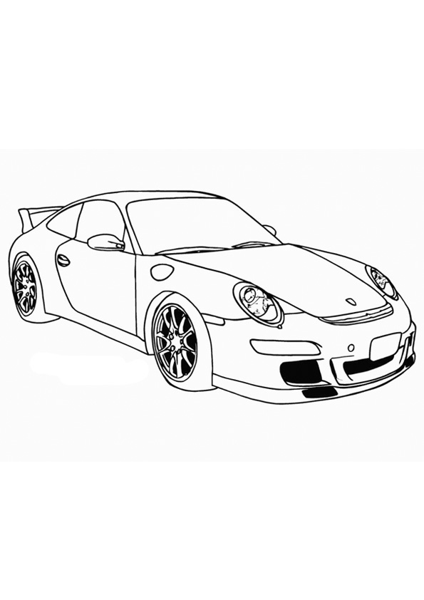 Race Car Coloring Pages for Kids 124