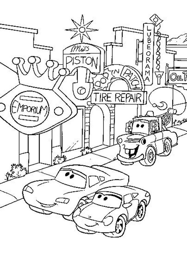 Race Car Coloring Pages for Kids 127