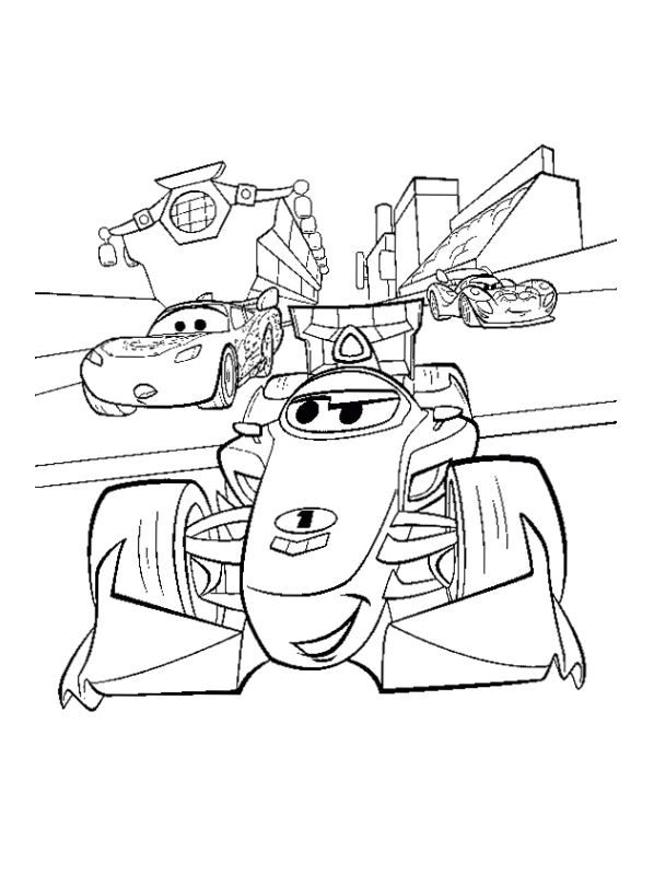 Race Car Coloring Pages for Kids 128