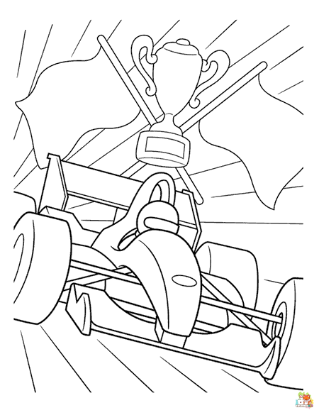 Race Car Coloring Pages for Kids 141