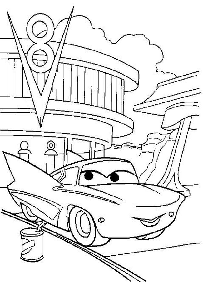 Race Car Coloring Pages for Kids 16