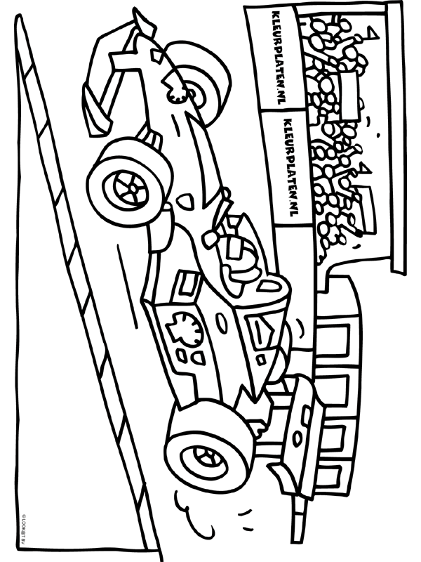 Race Car Coloring Pages for Kids 30