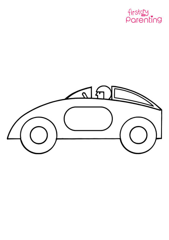 Race Car Coloring Pages for Kids 34