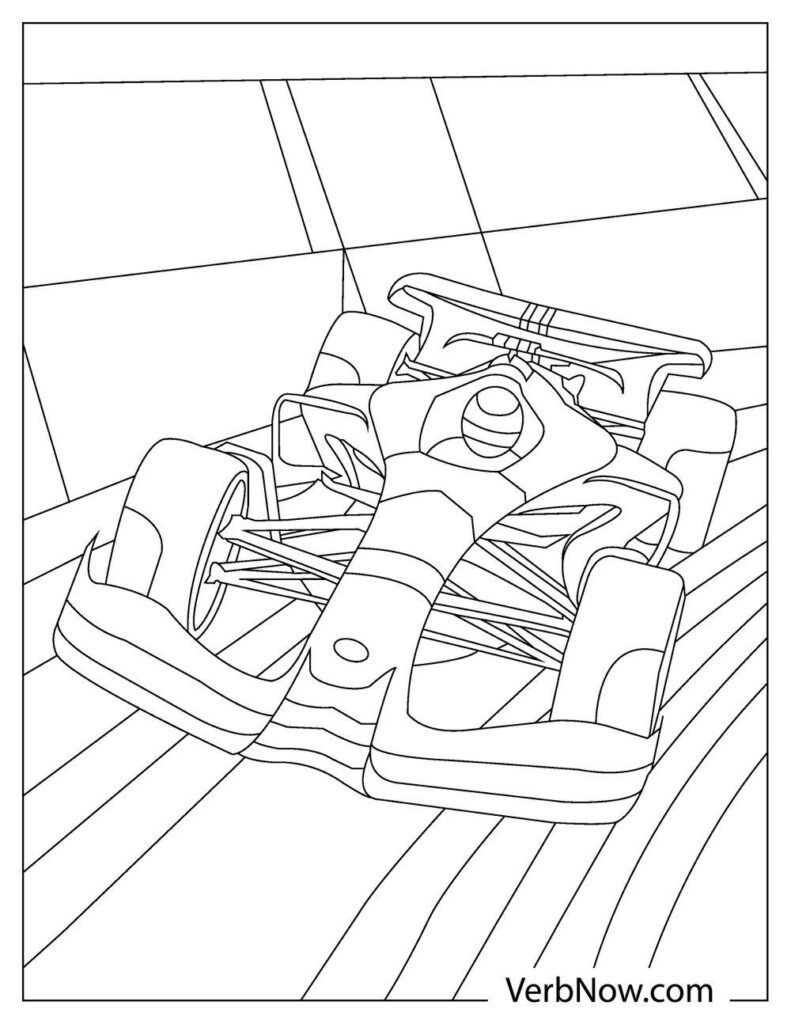 Race Car Coloring Pages for Kids 36