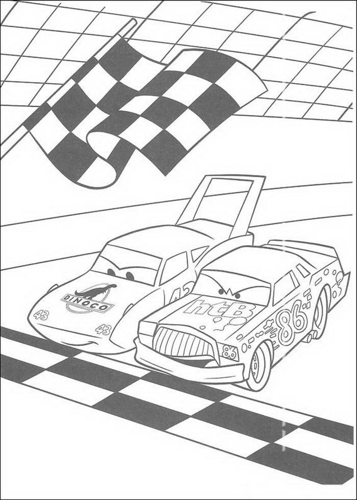 Race Car Coloring Pages for Kids 42