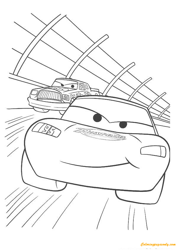 Race Car Coloring Pages for Kids 48