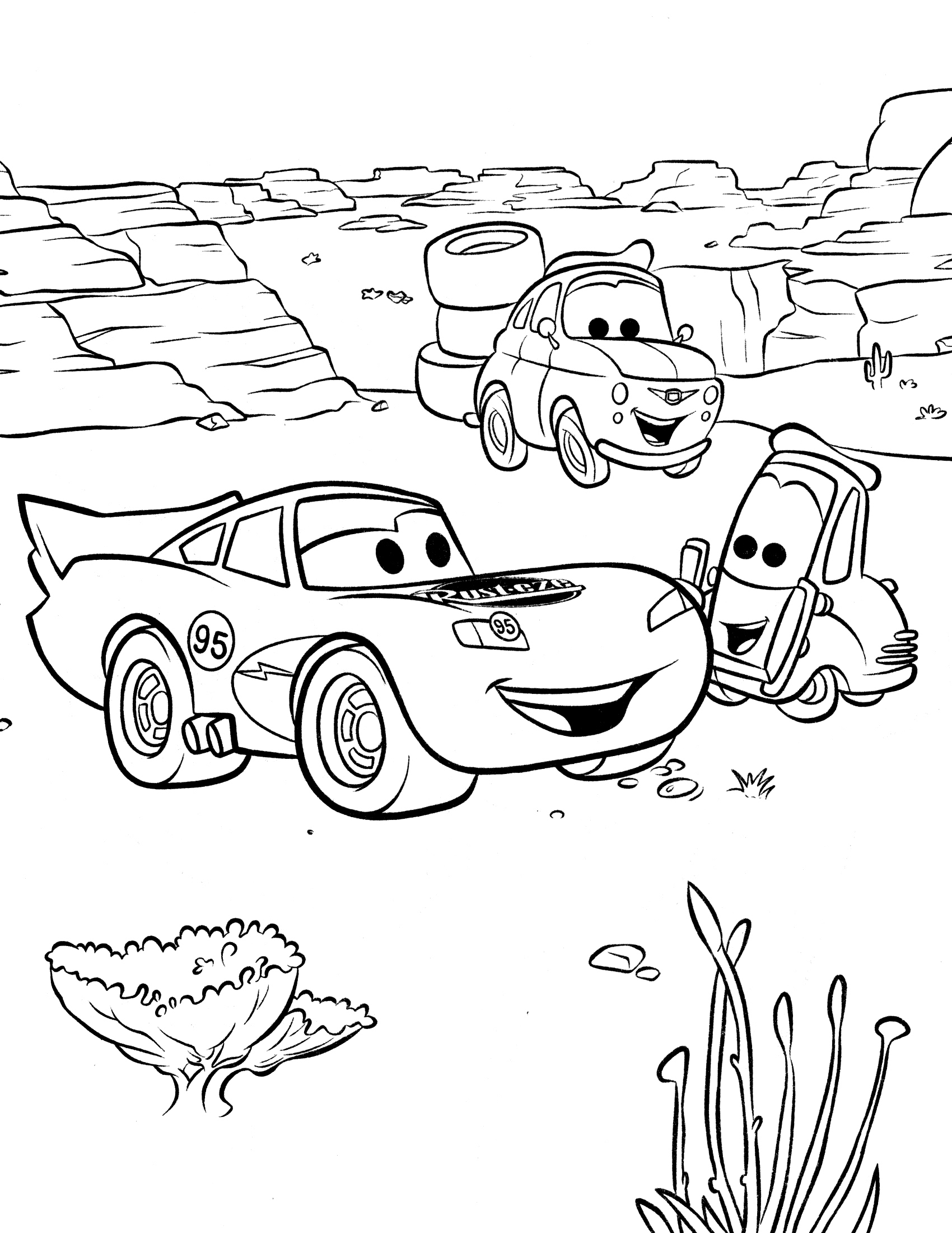 Race Car Coloring Pages for Kids 74